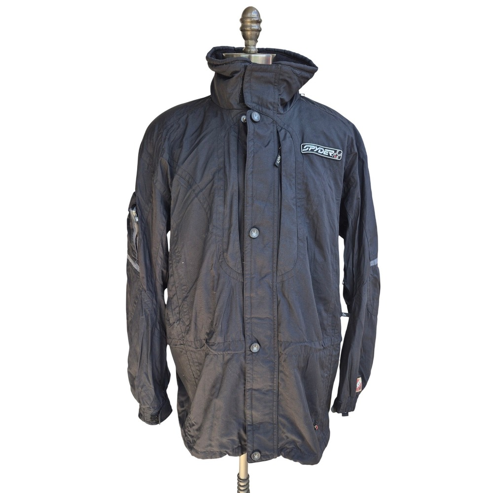 Spyder XTL 10000mm Mens Black Ski Jacket Waterproof Technical Jacket Coat XL